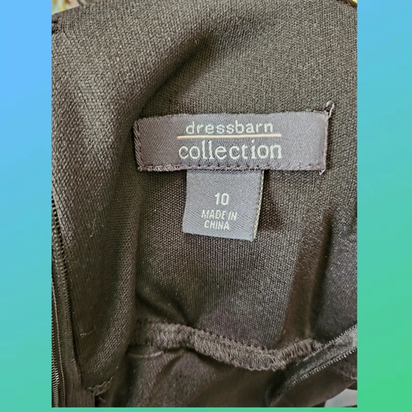 DRESS BARN COLLECTION BLACK ONE STRAP EVENING DRESS SIZE 10 BNWT - Picture 6 of 8